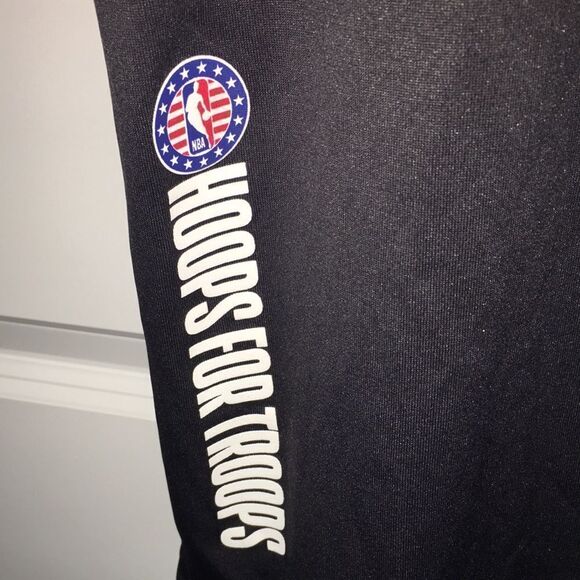 Hoops for Troops Washington Wizards warm up shooter jersey shirt - XLT Tall gray - Picture 4 of 5